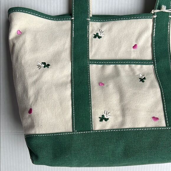 Universal Thread Floral Embroidered Canvas Tote Bag - Picture 5 of 16